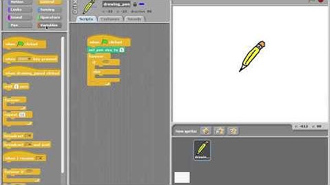 Scratch Tutorial - Programming using the Pen