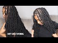 How to Wrap Soft Faux Locs over my Natural Locs