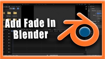 Blender Tutorial: How To Add Fade In Blender Video  Editing