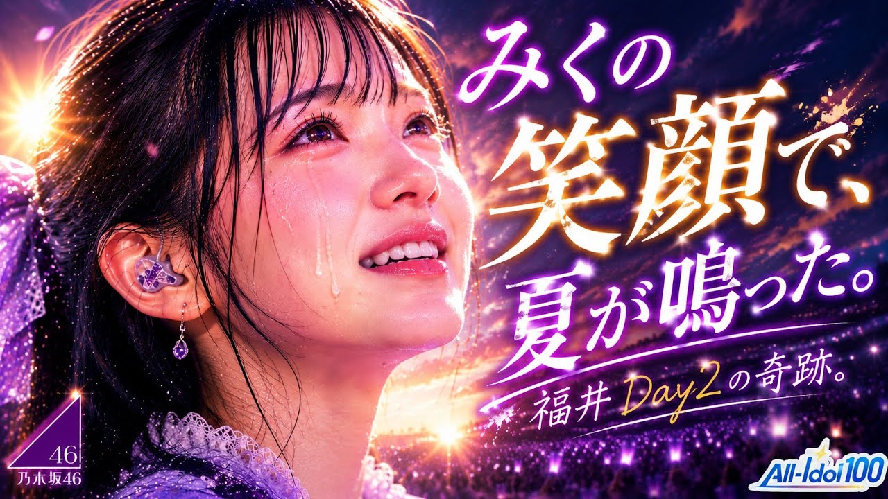 福井の空に、夏が鳴った。｜乃木坂46 真夏の全国ツアー2026 福井Day2