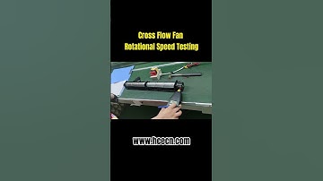 China Factory Cross Flow Fan Rotational Speed Testing. #factoryproducts #factory #china #tangential