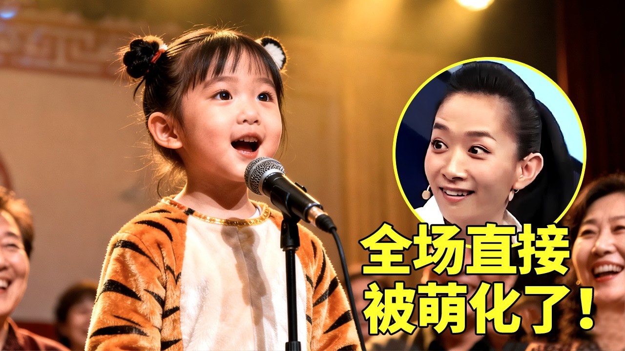 8岁东北小虎妞一登台超可爱，说学逗唱样样都会，全场直接被萌化了！【王芳王为念访谈】