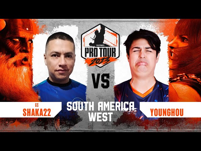 Shaka22 (Dhalsim) vs. Younghou (Marisa) - Top 8 - CPT South America West