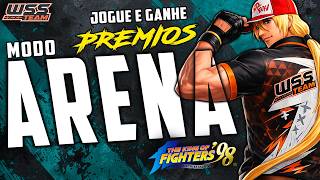 KOF 98 AO VIVO | MODO ARENA COM O CHAT 🔥
