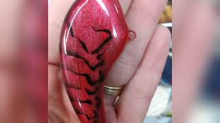 Pic Flip baits. Handmade balsa fishing lures.