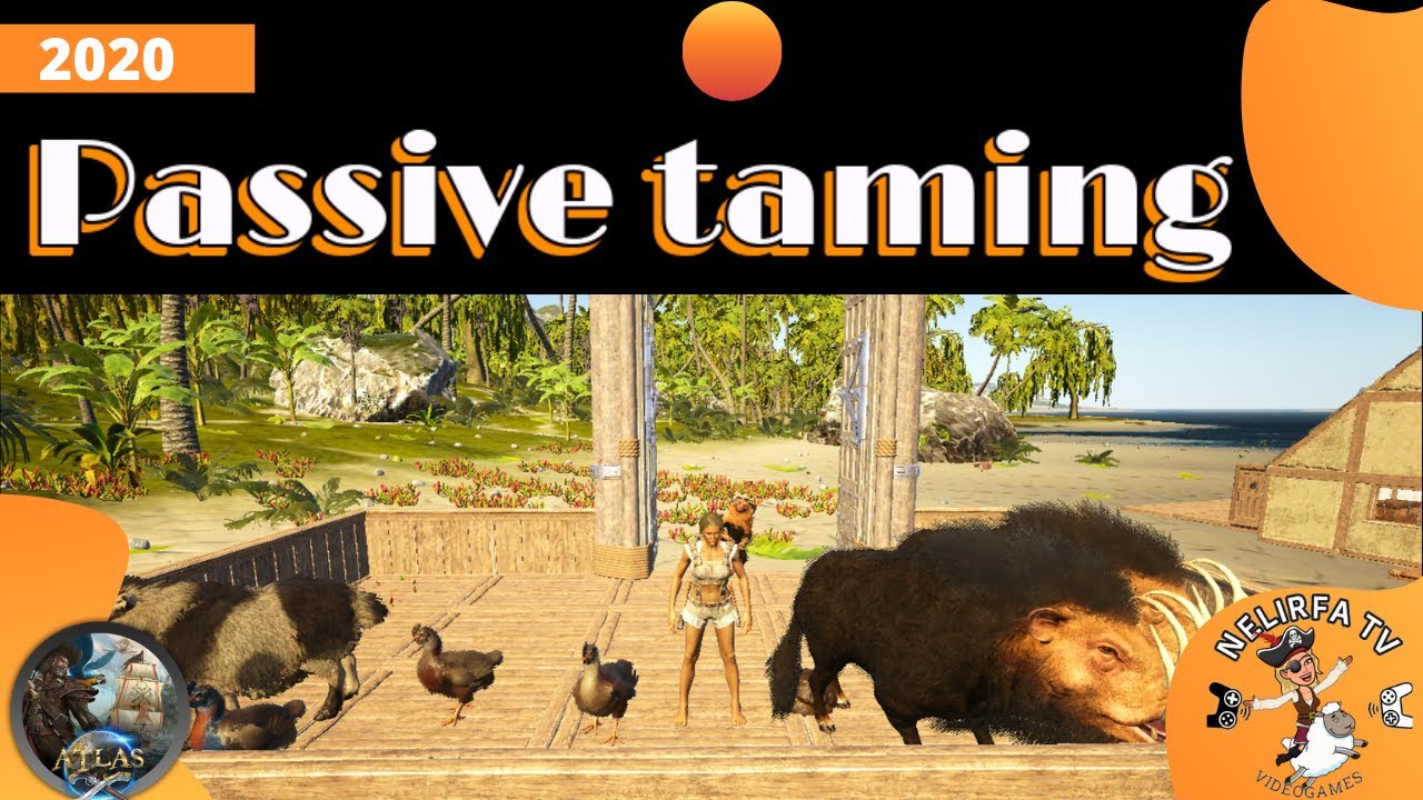 Atlas pirate survival Passive Taming Guide Black wood