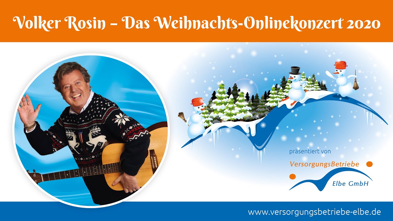 Volker Rosin – Das Weihnachts-Onlinekonzert 2020