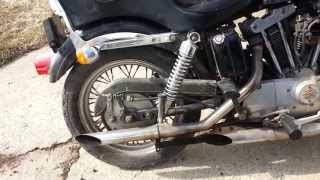 1976 XLCH Sportster first start since 07'