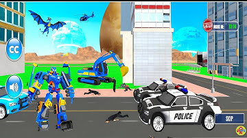 Süper Kahraman Kar Ekskavatör Robotu - Snow Excavator Robot Game #1 - Android Gameplay