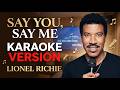 Say You, Say Me - Lionel Richie (Karaoke) - AI Music Visuals