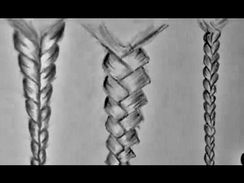 HOW TO DRAW BRAIDED HAIR (for beginners) - YouTube