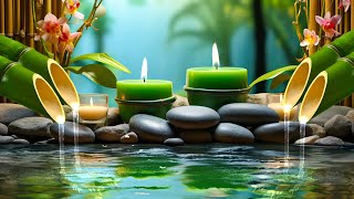 Breathe and Relax  soothing Piano Music with Water Fountain for Deep Sleep, Meditation Music