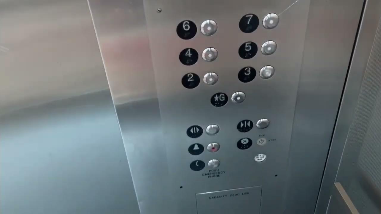 OTIS?? Traction Glass Elevators at Paterson Street Parking Garage New