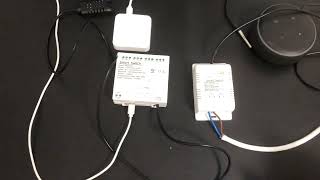 Tuya Smart TH10 Zigbee 4 Channel Switch with Temperature and Humidit