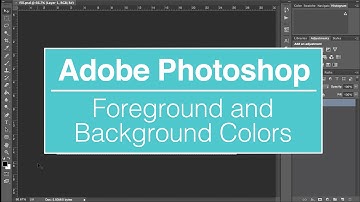 Overview of Foreground and Background Colors in Photoshop | Tutorial