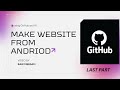 How to create website from Android by using Ai &amp; GitHub | Last part | by novaxcypher