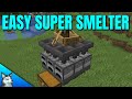 Minecraft Easy Super Smelter / Furnace Array 1.19 Chest Boat