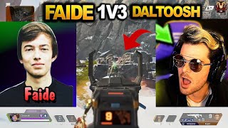 Faide wiped daltosh.. Daltoosh reacts to Faide 1V3 Insane clutch