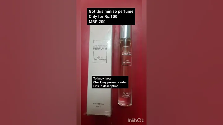 MINISO perfume at 50% off🤩Check description #miniso #haul #minisohaul #under100 #under200#shorts