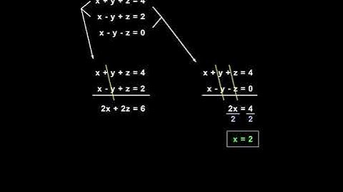 Systems of Three Equations | MathHelp.com
