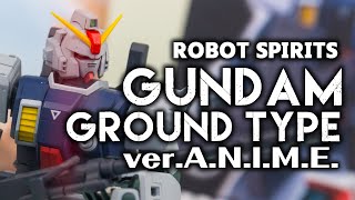 ROBOT SPIRITS GUNDAM GROUND TYPE ver.A.N.I.M.E.　/ 陸戦型ガンダム display