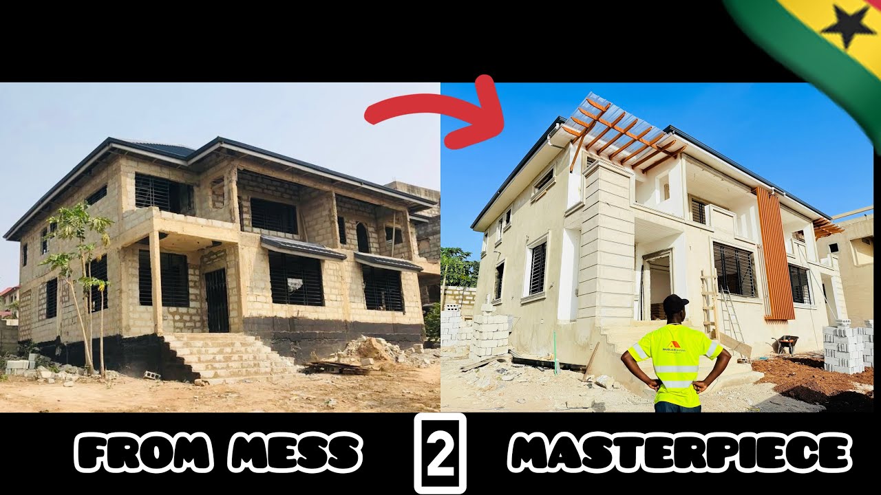 СТРОИТЕЛЬСТВО В ГАНЕ | | ОТ КАЧА 😔💔 ДО ШЕДЕВРА 🤩🥰 | | WeBuild ГАНА