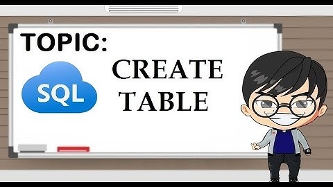 SQL - Create Table | Tagalog