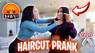 HAIRCUT PRANK ON FRIEND!! *GONE WRONG* screenshot 5