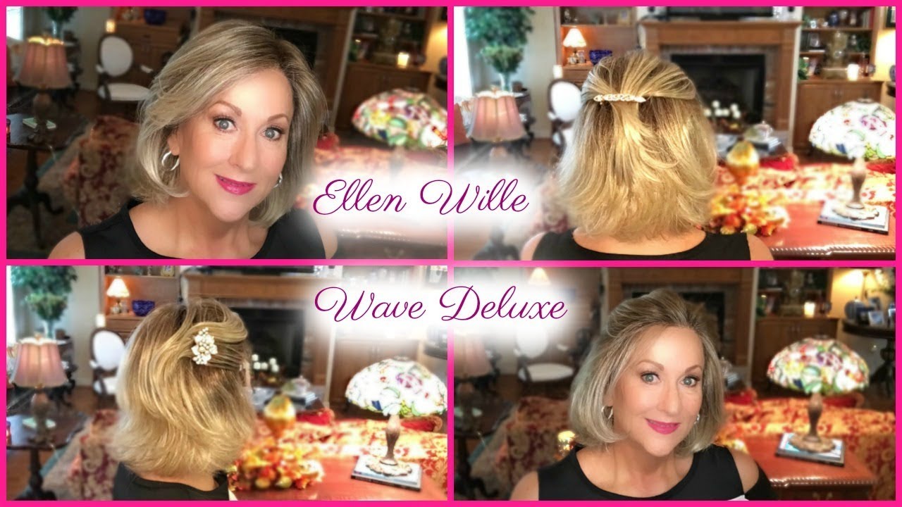 Ellen Wille WAVE DELUXE wig review Champagne Rooted Crazy Wig Lady