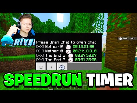 Minecraft: Java Edition - Forums - mac timer? - Speedrun