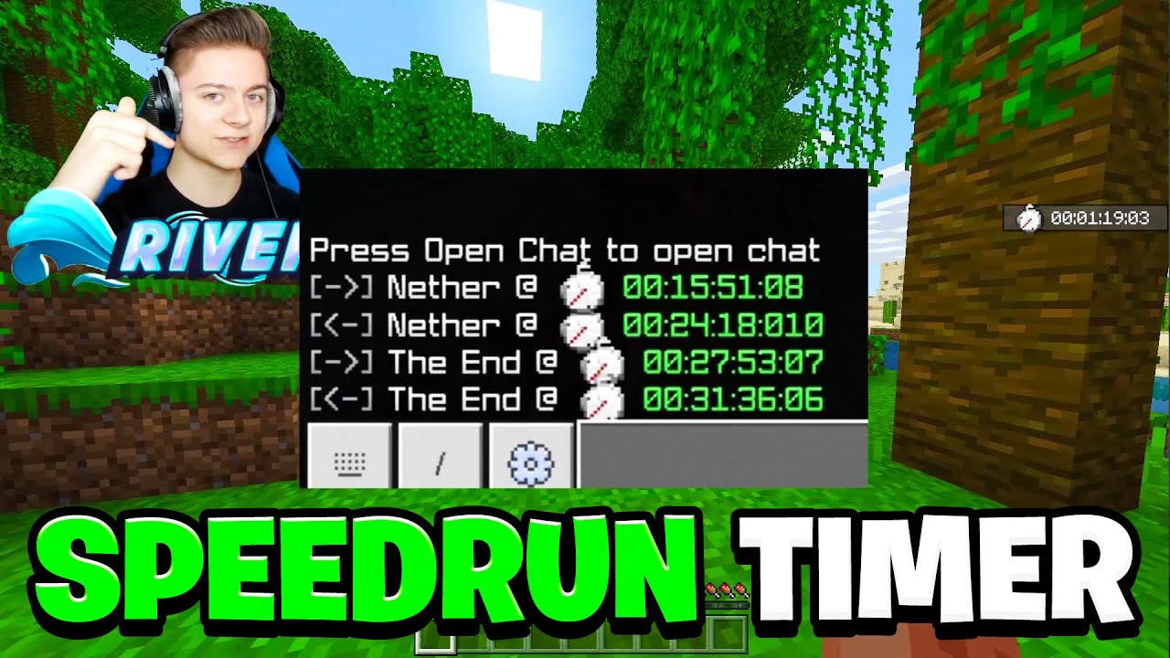 Minecraft Speedrun Timer - Nerdburglars Gaming