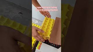 L Type Sealing &amp; Cutting Shrink Wrapping Machine | Compact Shrink Packaging Solution