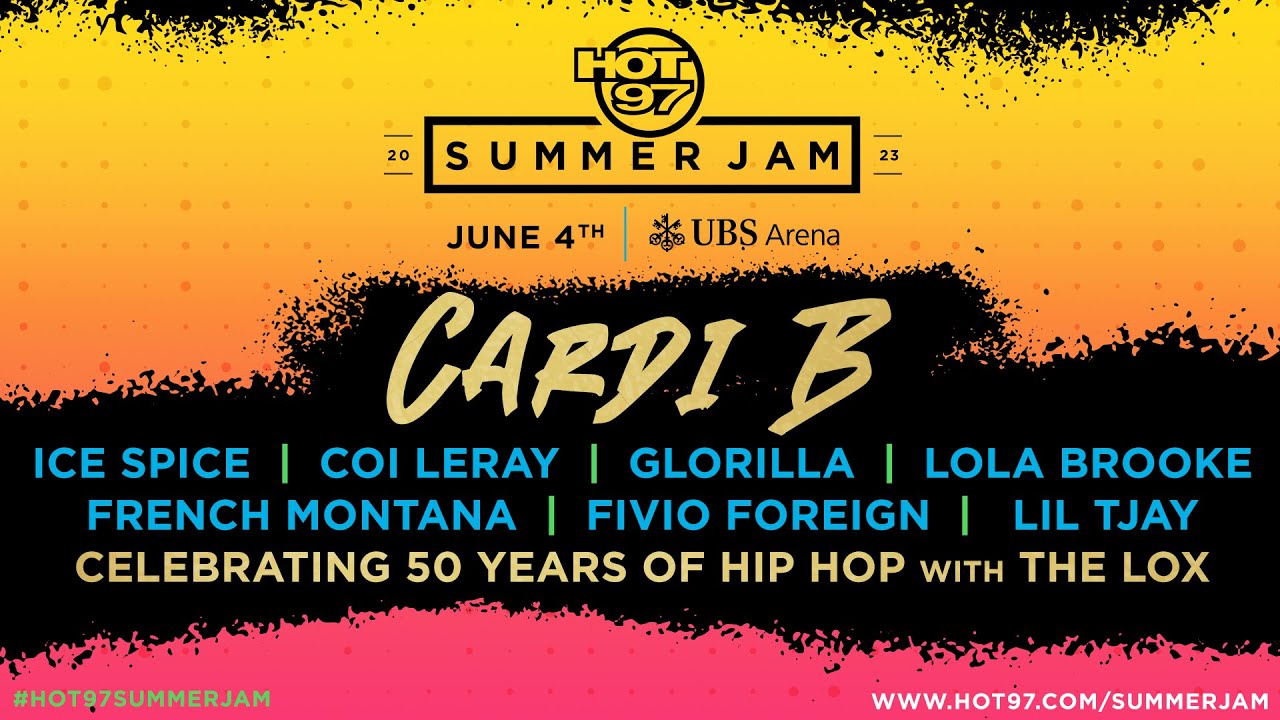HOT 97 Summer Jam 2023 Goes Down Sunday, June 4 At UBS Arena! YouTube