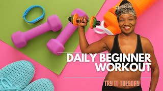 WORKOUT WITH ME | Try It Tuesday Yoga Edition Week 4 #newbie
