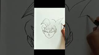 goku drawing #nezukofanart #anime #drawing