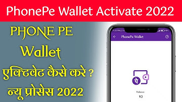 How To Activate PhonePe Wallet 2022 / Phone Pe Wallet Reactivate Kaise Kare 2022