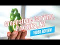 Watch a greenstone carver at work in hokitika south island new zealand