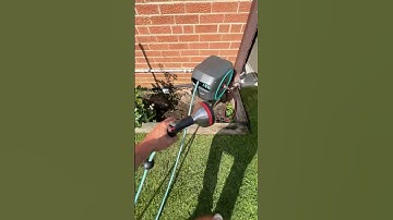 GARDENA Auto Retractable Hose Reel on a Metal Spike #shorts
