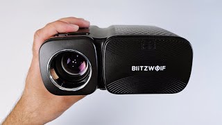 Cool Budget Projector Under £80  Blitzwolf V3 LED Projector  Massive 200' PS4/XBOX Gaming