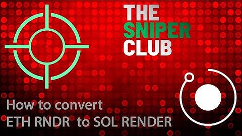 Converting RNDR (ETH) to Render (SOL).