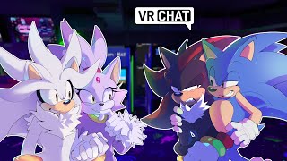 Sonic Joins Silver & Blaze's DATE?! [Feat: Shadow] (VR Chat)