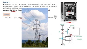 IDMT Relays Time Multiplier Setting (TMS) - IDMT Relay Calculation. Tutorial 3