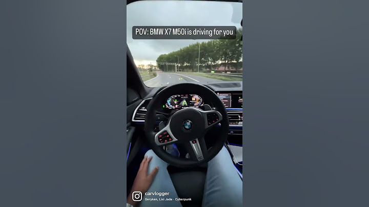 POV: BMW X7 M50i 2022 Autopilot Activated  & Interior LED 📹 by @carvlogger