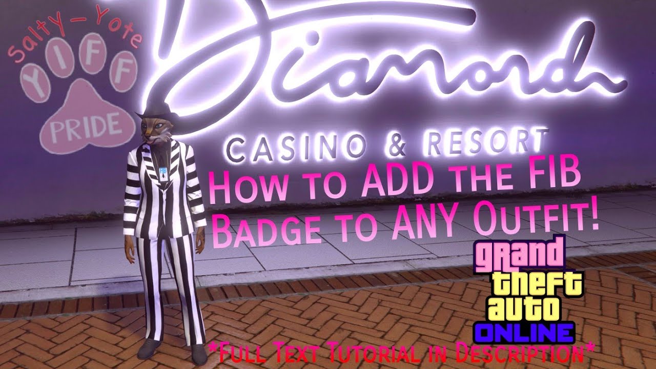 Как добавить значок FIB к ЛЮБОМУ костюму в одиночку в #GTAOnline (текстовое руководство в описани...