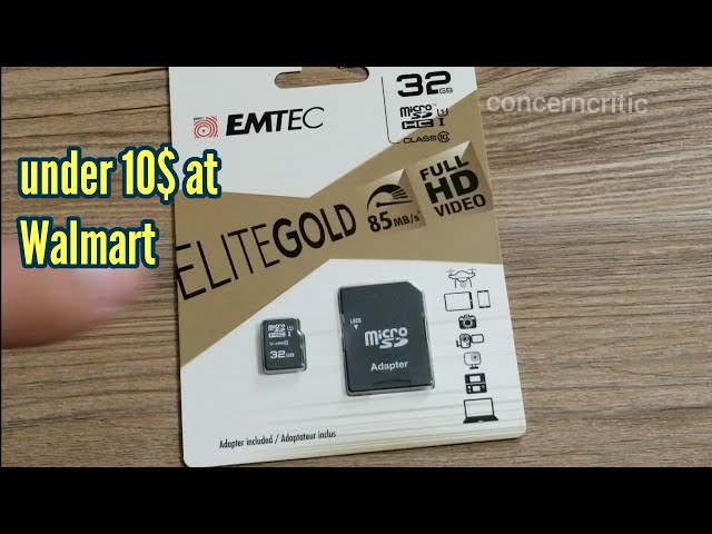 CARTE MICRO SD 64GO EMTEC ELITE GOLD - Instant comptant