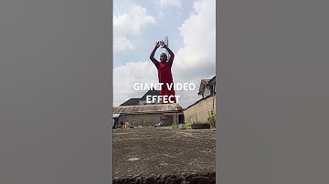 JAW DROPPING GIANT VIDEO EFFECT #edit #editing #inshot