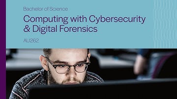 AU262 - Bachelor of Science in Computing with Cybersecurity and Digital Forensics