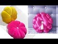 DIY FLOWER CUSHIONS .Easy to make in 10 minutes