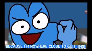 BFDI: "The One Who's Running The Show" (with lyrics)