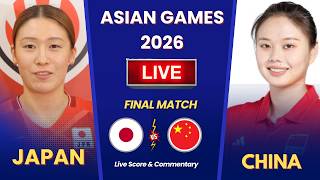 Japan vs China Women's Volleyball Final Live Score & Commentary | Asian Games 2026 | Sports Yatra